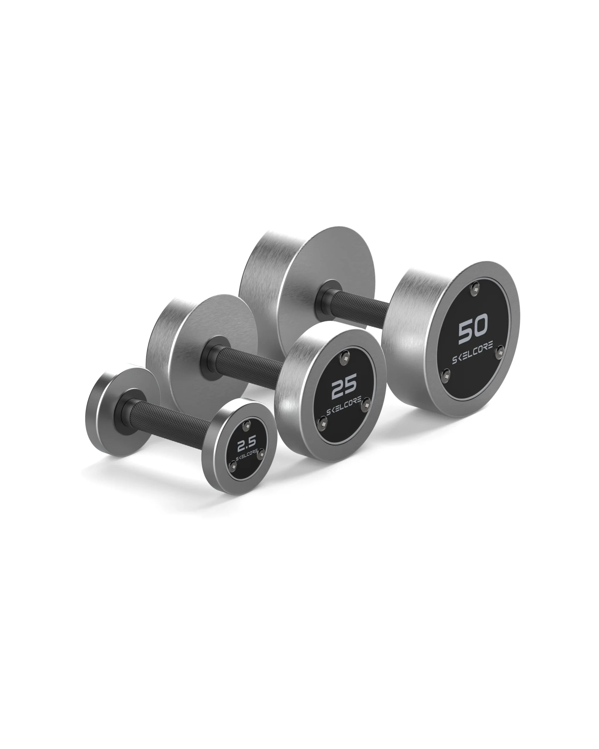 Skelcore Chrome Steel Dumbbell Set B