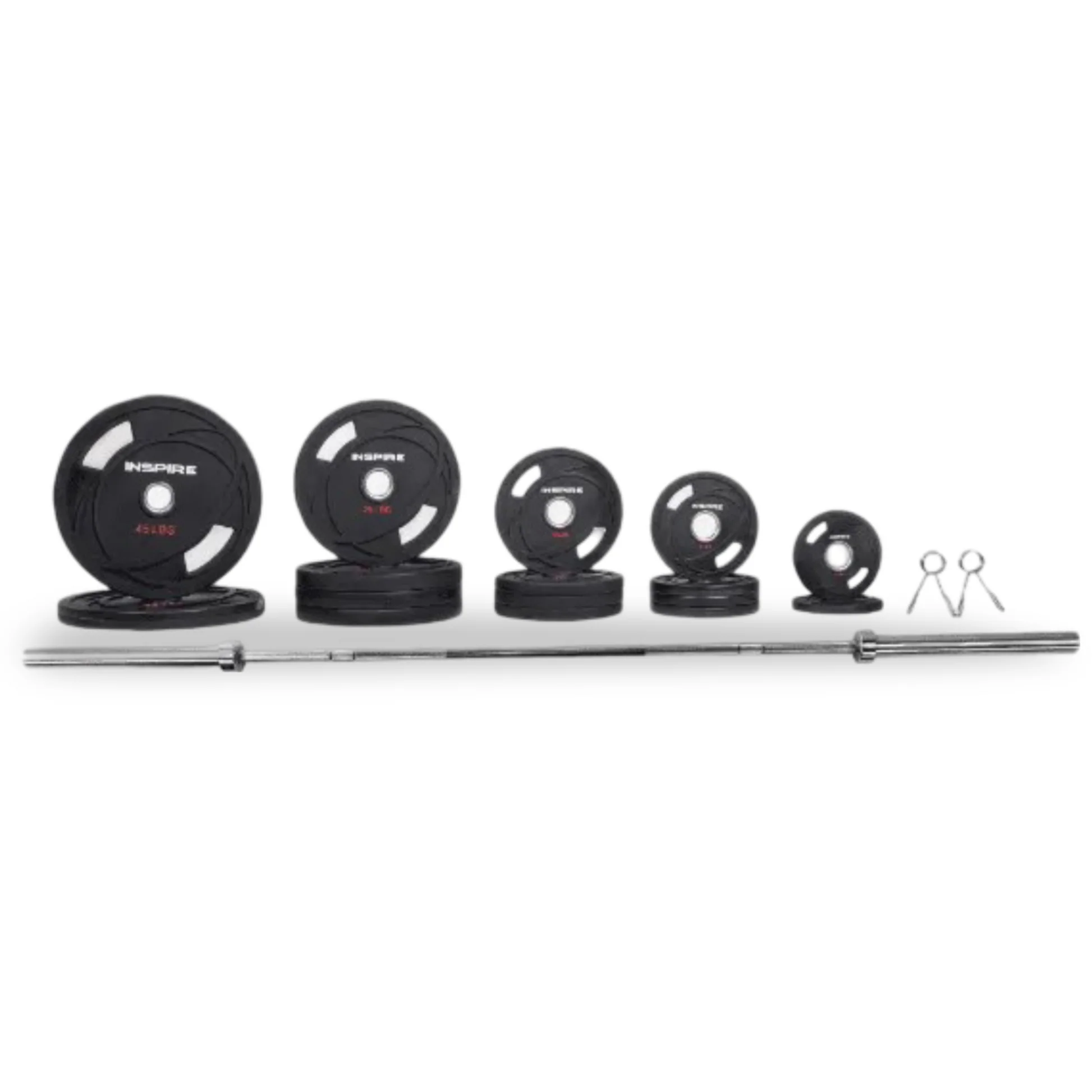 home gym Urethane Olympic Set avec Barre
