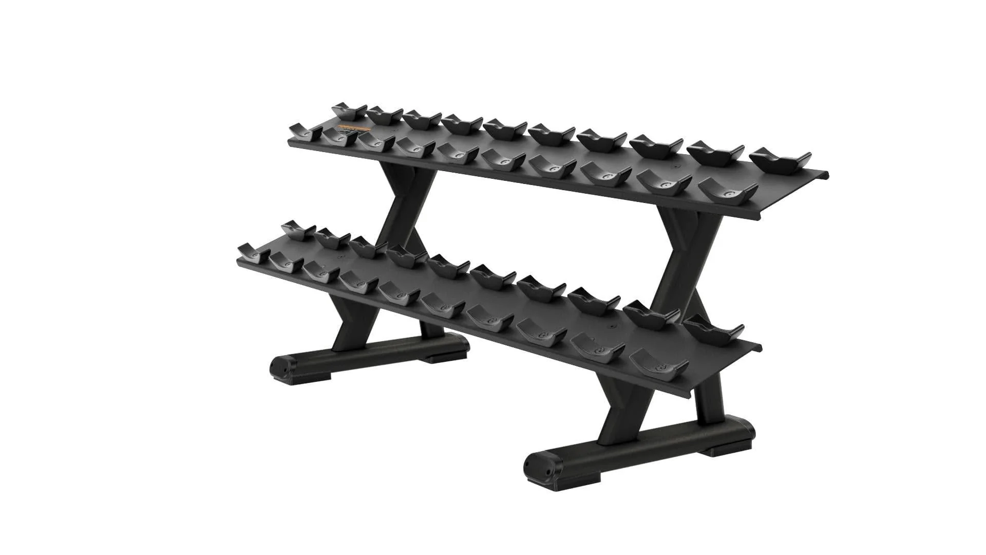2 Tier, 10 Pair Dumbbell Rack