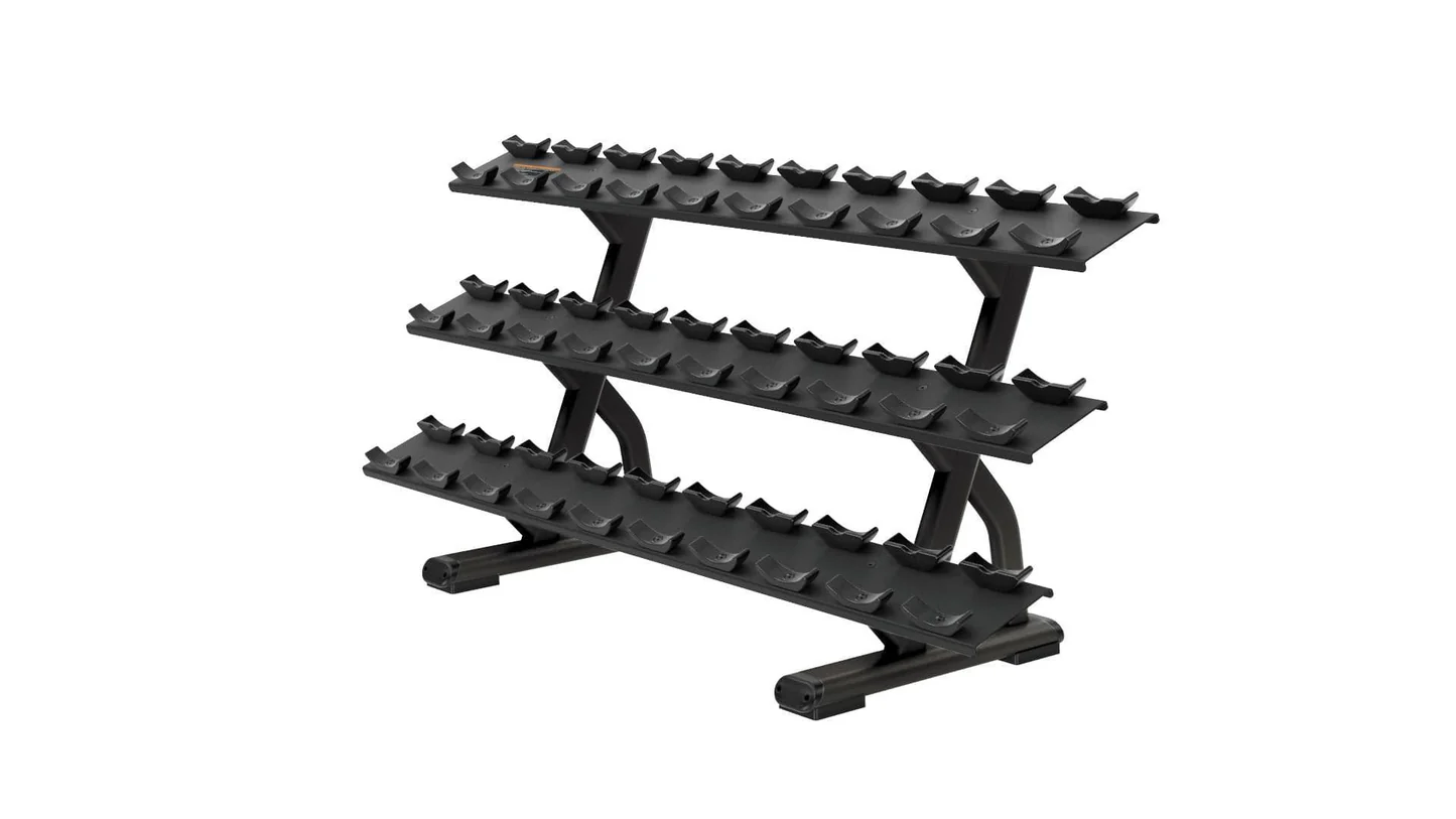 3 Tier, 15 Pair Dumbbell Rack